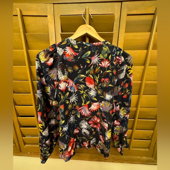 J Crew Silk Ruffle Shirt, Medium - Picture 5 of 6